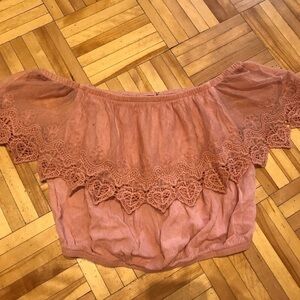3/15$ Shein off shoulder  crop top